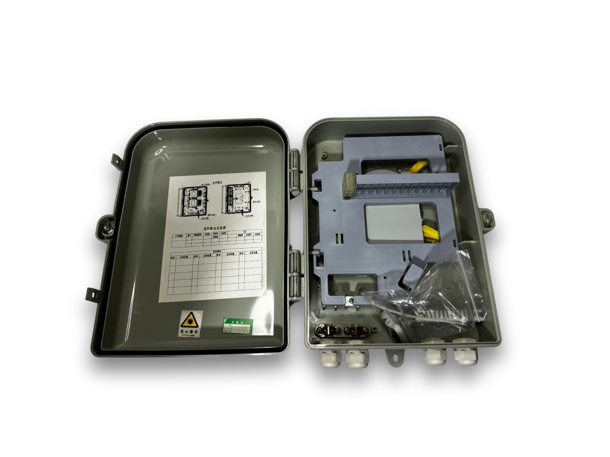 Оптический пластиковый бокс на 16-24 волокна