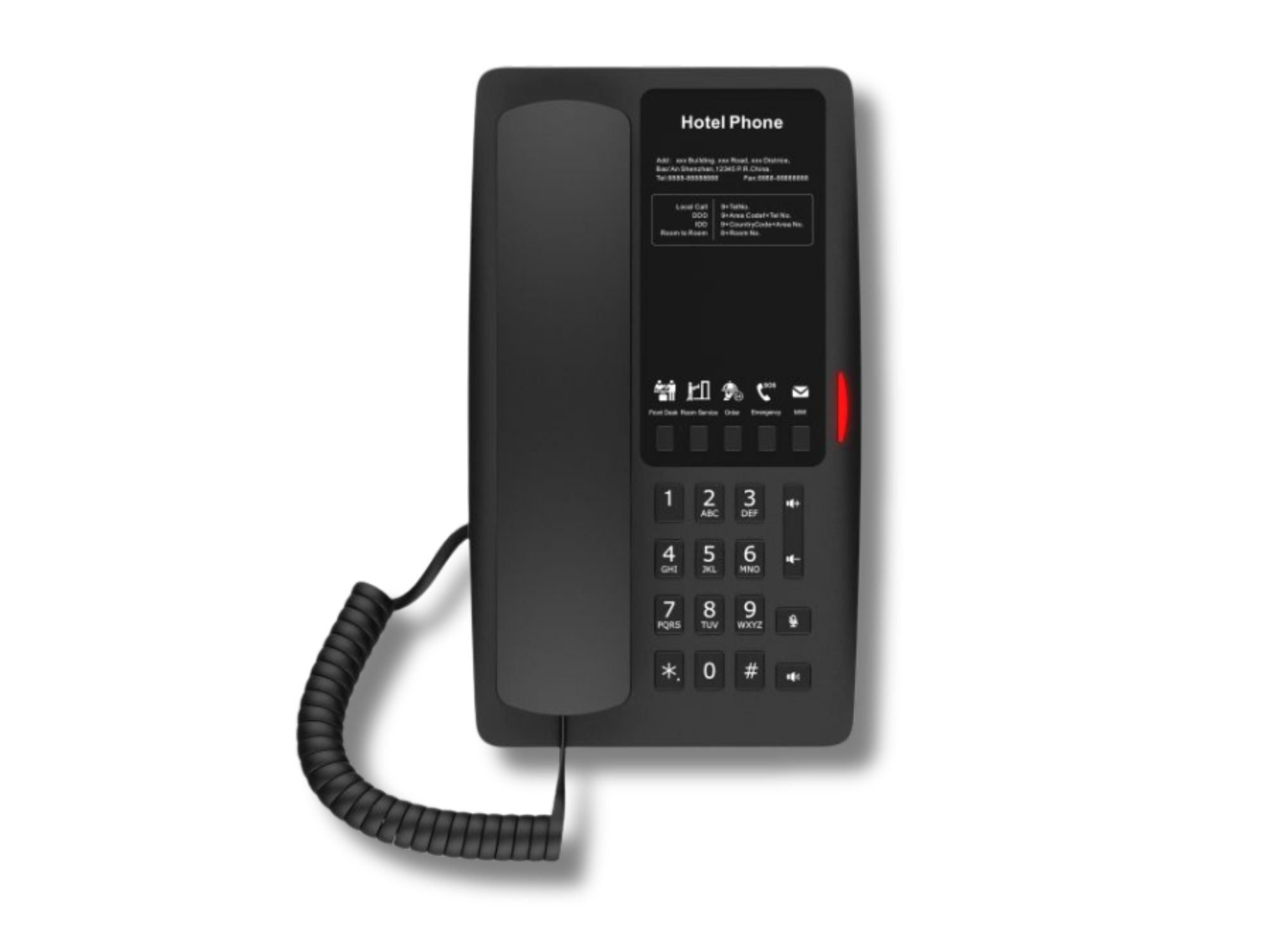 SIP телефон для гостиниц Fanvil H4 W/B