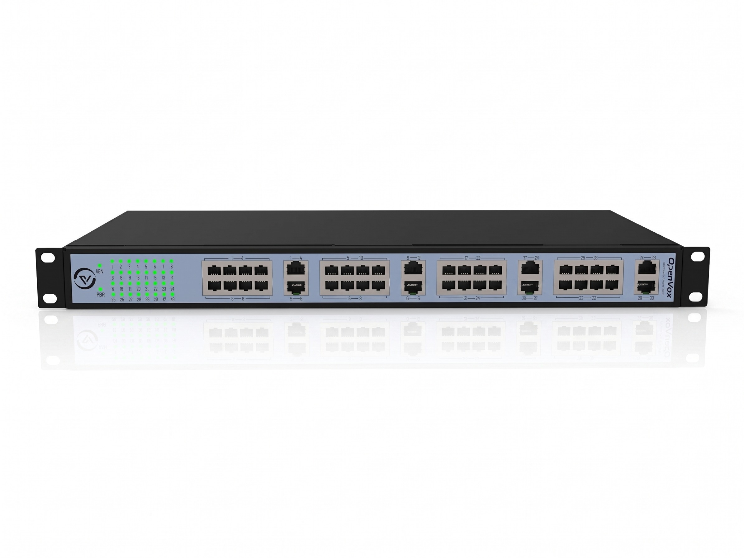 Аналоговый 24 FXS-VoIP шлюз OpenVox MAG2000-24S